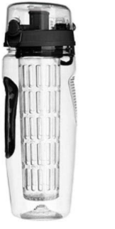 Fruit Infuser Water Bottle (32oz/1L) – BPA-Free Tritan, Leakproof Sport Design