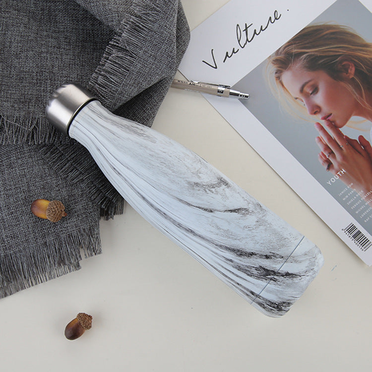Stainless Steel Vacuum Flask 500ml – Double Wall Insulated Sport Bottle