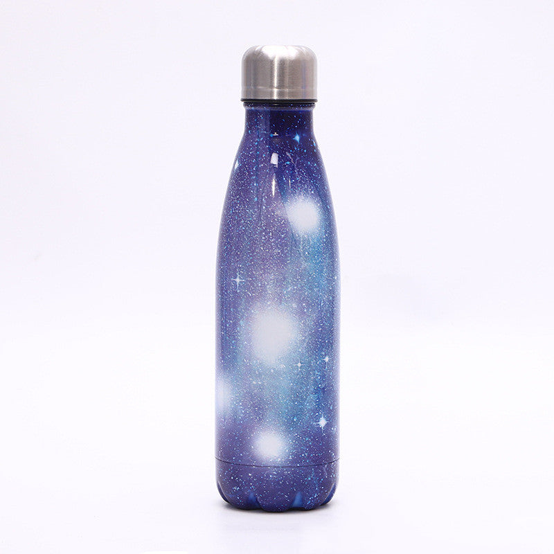 Slim Stainless Steel Cola Bottle 500ml – 12-24h Insulation, 9 Colors