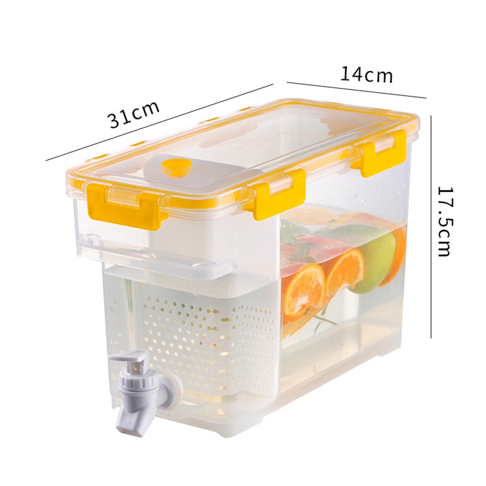 Large Capacity Cold Water Bottle – Light Luxury Design, BPA-Free PP Plastic