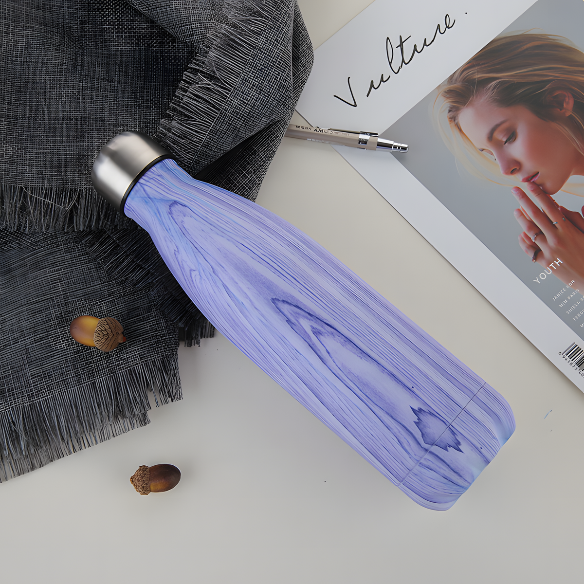 Stainless Steel Vacuum Flask 500ml – Double Wall Insulated Sport Bottle