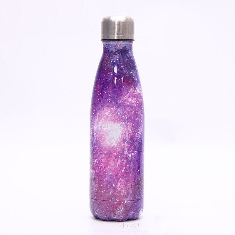 Slim Stainless Steel Cola Bottle 500ml – 12-24h Insulation, 9 Colors