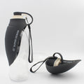 Portable Dog Water Bottle 580ml – Leakproof Flip Cup with Drinking Bowl