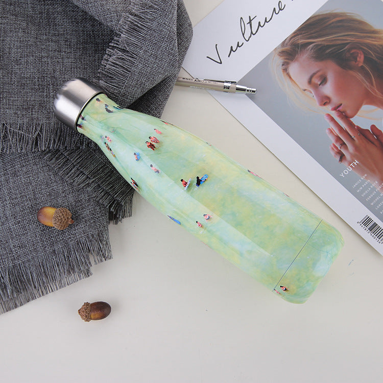 Stainless Steel Vacuum Flask 500ml – Double Wall Insulated Sport Bottle