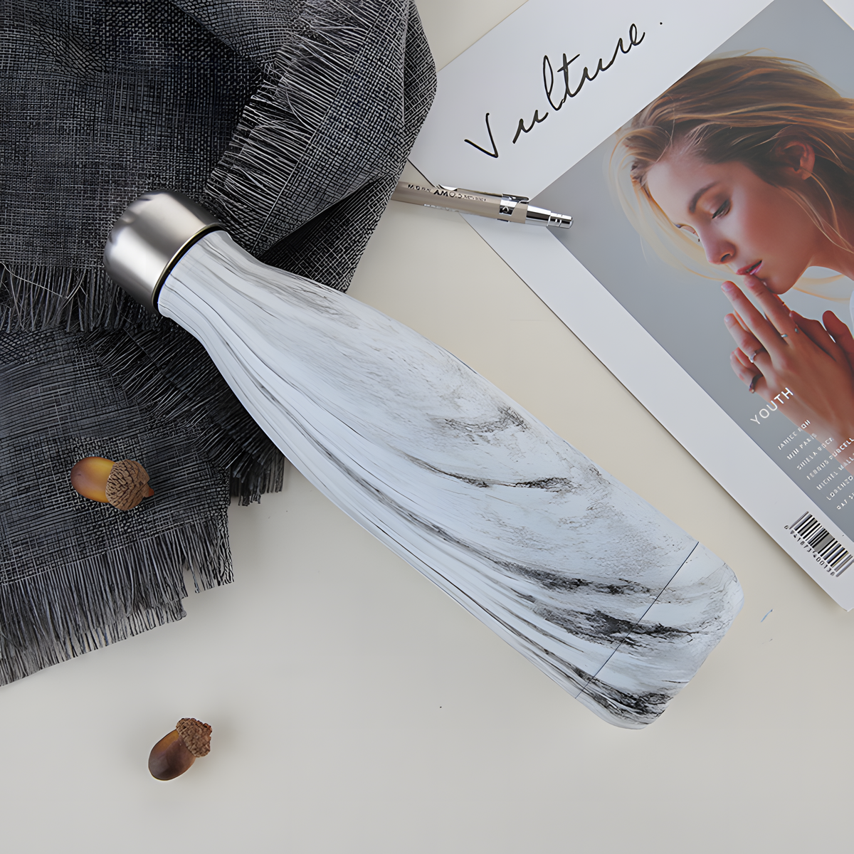 Stainless Steel Vacuum Flask 500ml – Double Wall Insulated Sport Bottle
