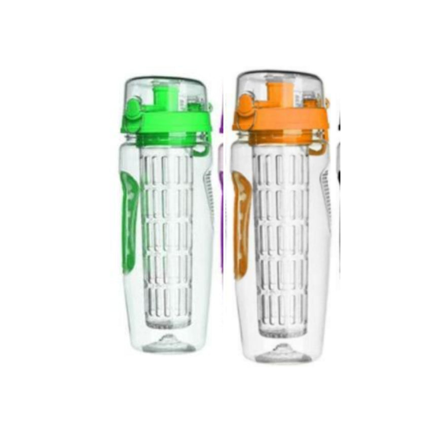 Fruit Infuser Water Bottle (32oz/1L) – BPA-Free Tritan, Leakproof Sport Design