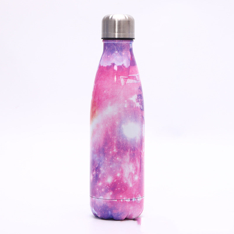 Slim Stainless Steel Cola Bottle 500ml – 12-24h Insulation, 9 Colors