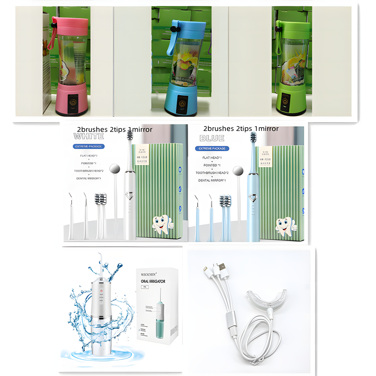 Portable Blender With USB Rechargeable Mini Kitchen Fruit Juice Mixer Home Simple Portable Electric Mini Juicer