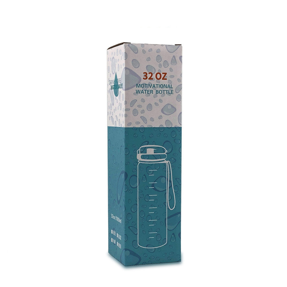 Motivational Water Bottle 1L – BPA-Free Tritan with Time Marker
