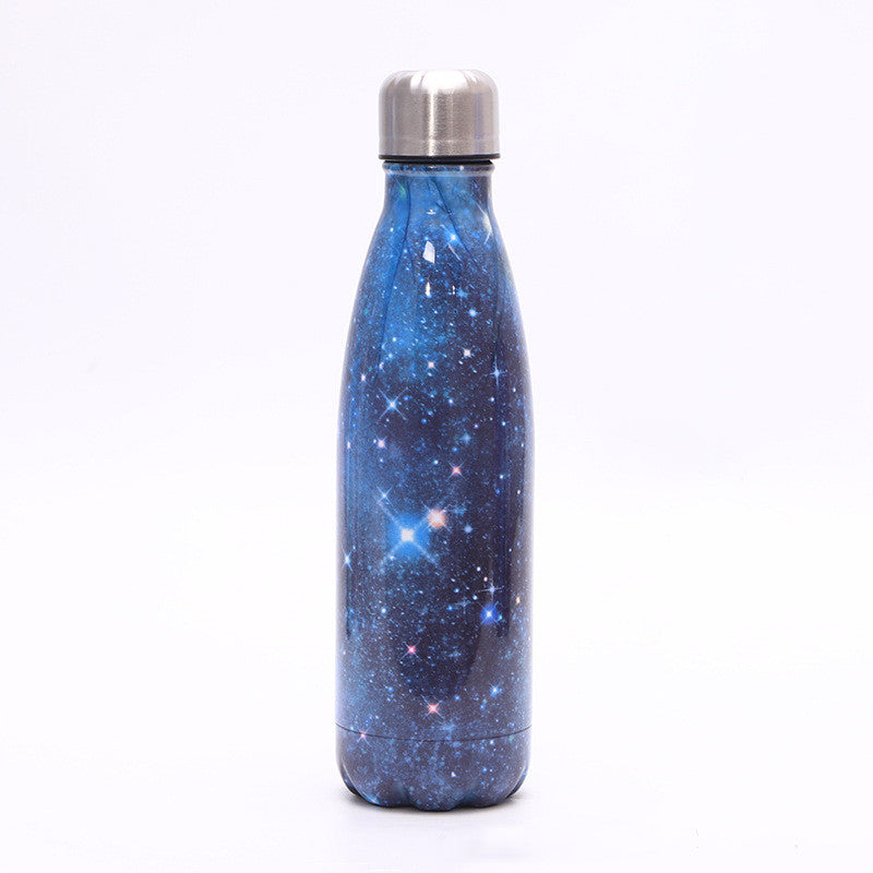 Slim Stainless Steel Cola Bottle 500ml – 12-24h Insulation, 9 Colors