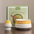 Ceramic Matcha Bowl – Japanese Teaware Set with Whisk Holder | HealthyLivi