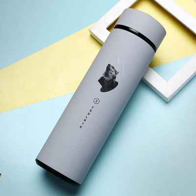 Creative Stainless Steel Vacuum Mug 480ml – 6-12h Insulation, 8 Styles