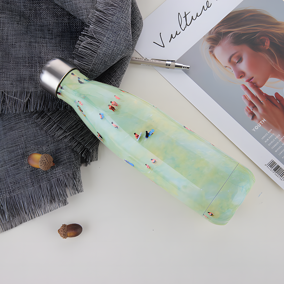 Stainless Steel Vacuum Flask 500ml – Double Wall Insulated Sport Bottle