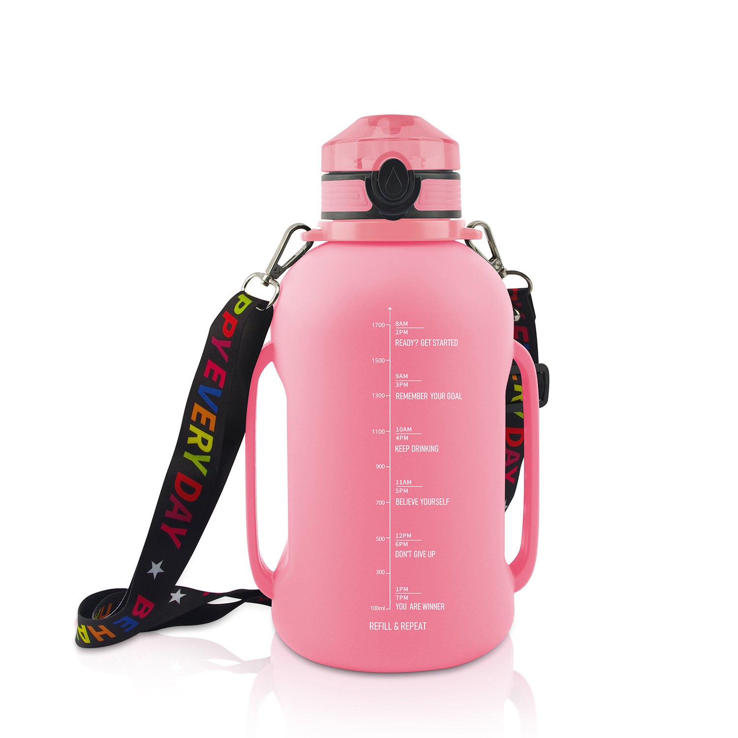 Collapsible Silicone Water Bottle – BPA-Free, Leak-Proof, 2L Foldable Sports Bottle