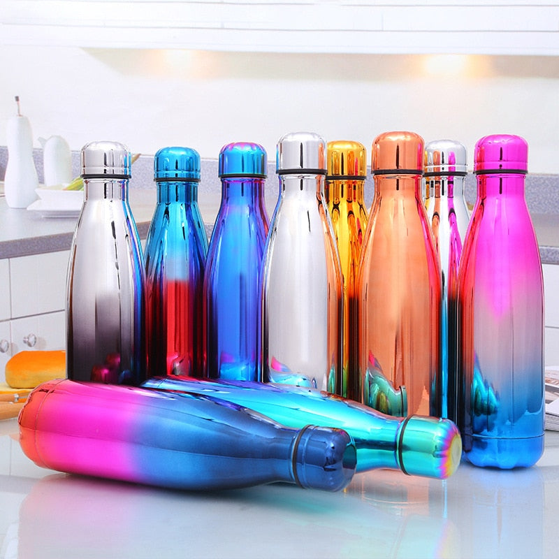 Stainless Steel Vacuum Flask 500ml – Double Wall Insulated Sport Bottle