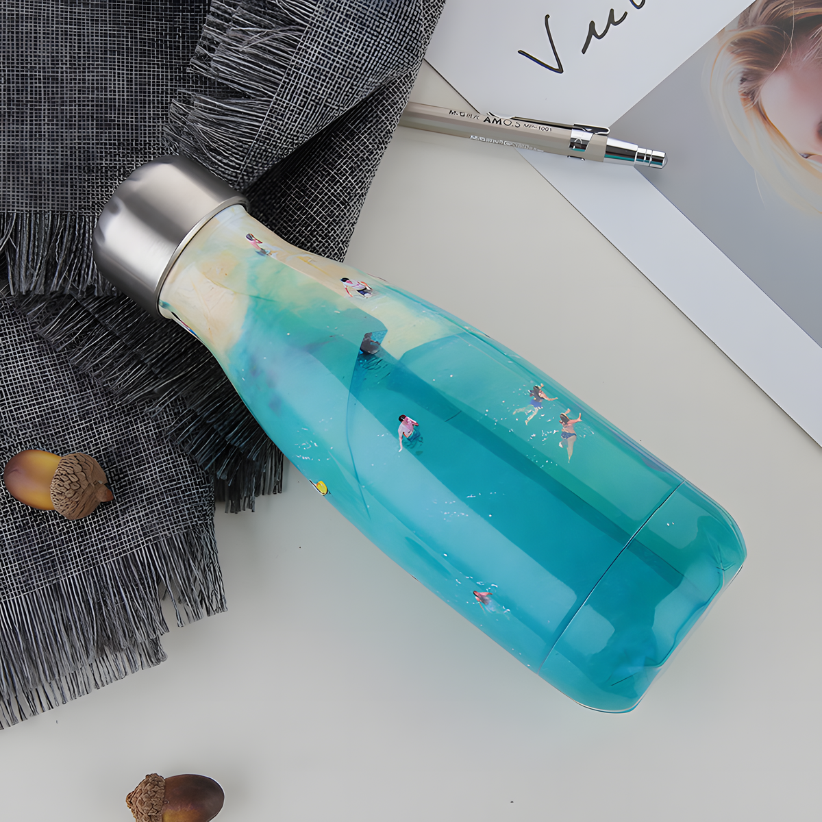 Stainless Steel Vacuum Flask 500ml – Double Wall Insulated Sport Bottle