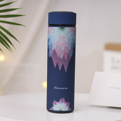 Creative Stainless Steel Vacuum Mug 480ml – 6-12h Insulation, 8 Styles