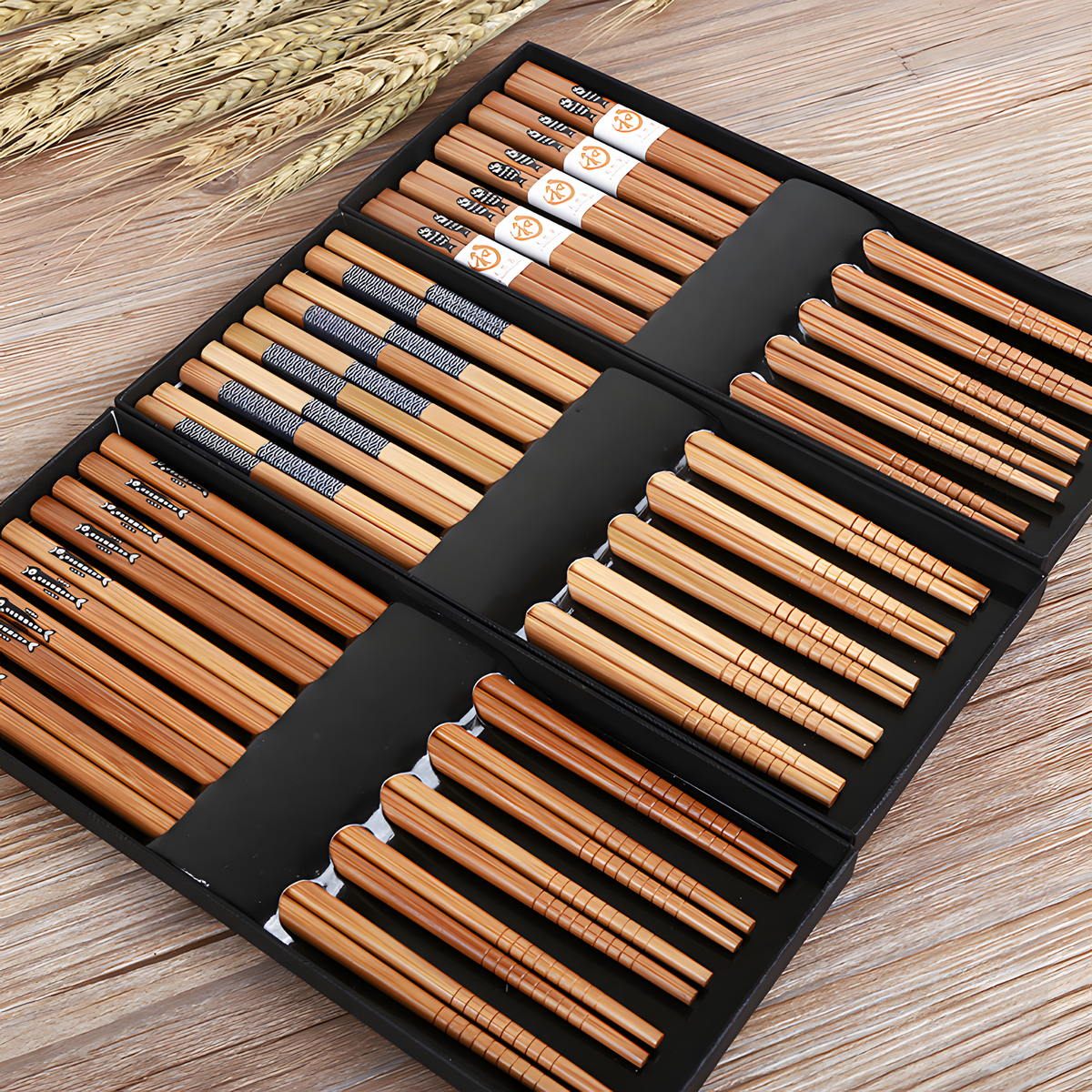 Japanese Style Bamboo Chopsticks – Natural Reusable Dining Chopsticks | HealthyLivi