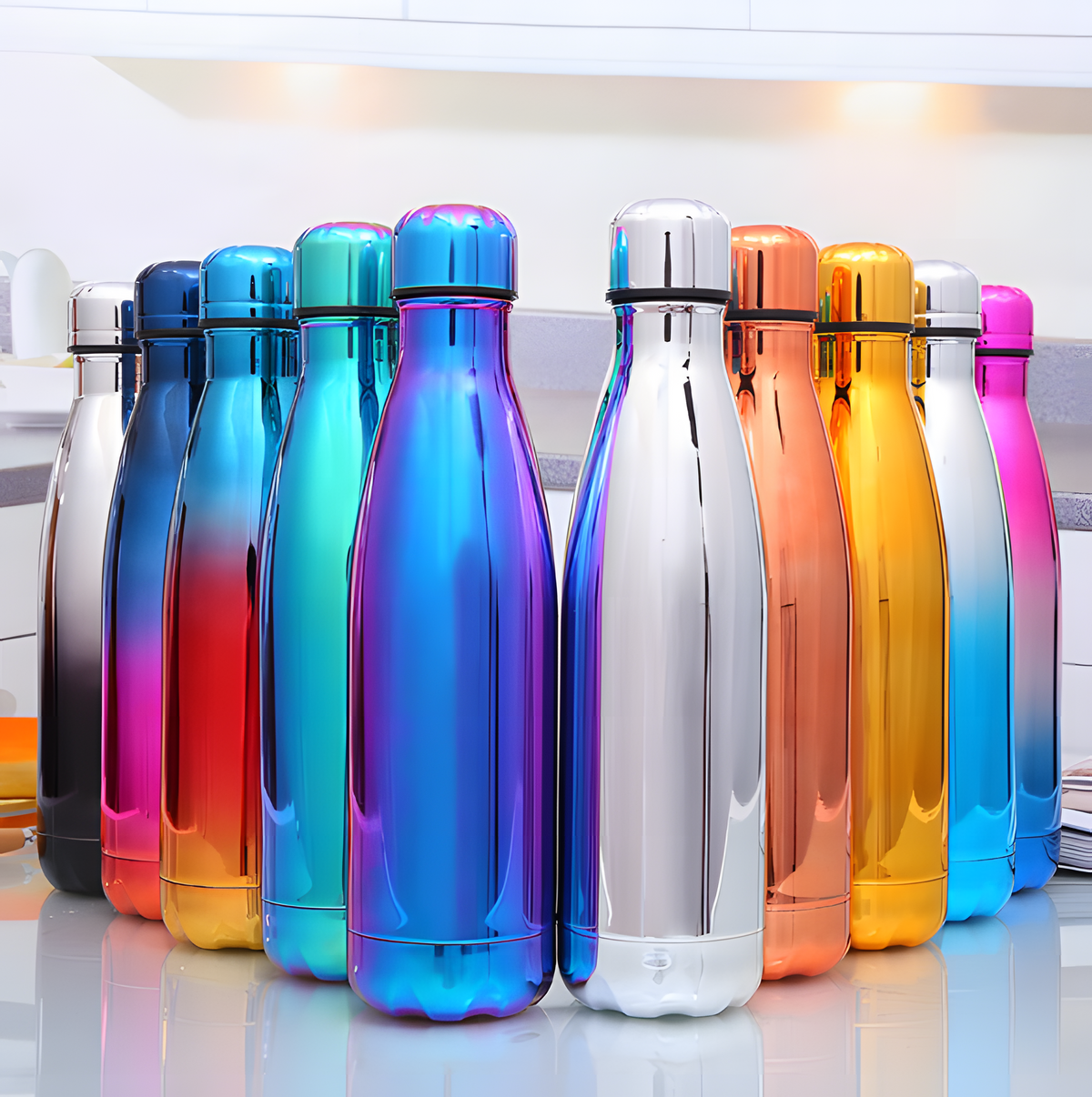 Stainless Steel Vacuum Flask 500ml – Double Wall Insulated Sport Bottle