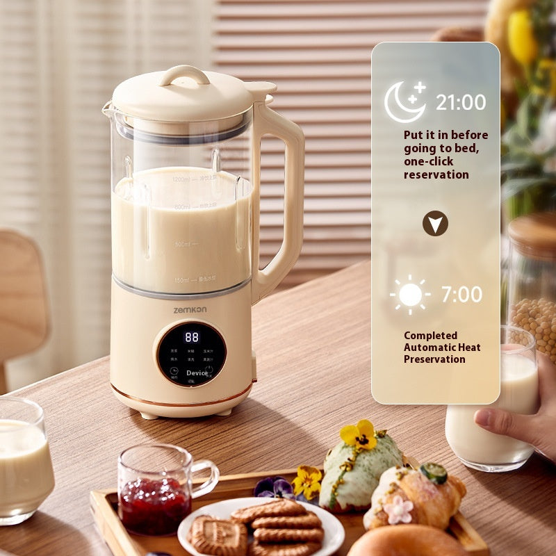 Glass Plant-Based Milk Machine 1.2L – Self-Cleaning, 600W, No Plastic Contact