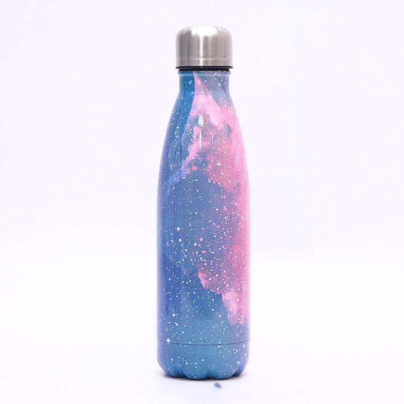 Slim Stainless Steel Cola Bottle 500ml – 12-24h Insulation, 9 Colors