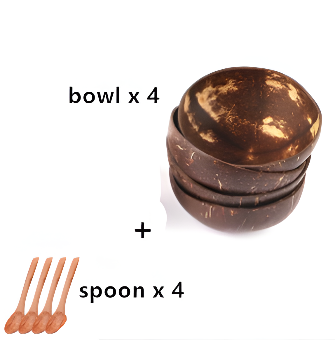 Natural Coconut Shell Bowl – Handcrafted with Optional Wooden Spoon | HealthyLivi