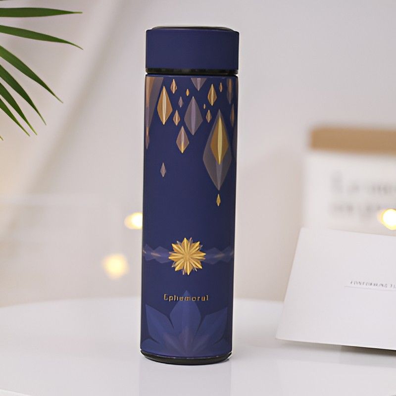Creative Stainless Steel Vacuum Mug 480ml – 6-12h Insulation, 8 Styles