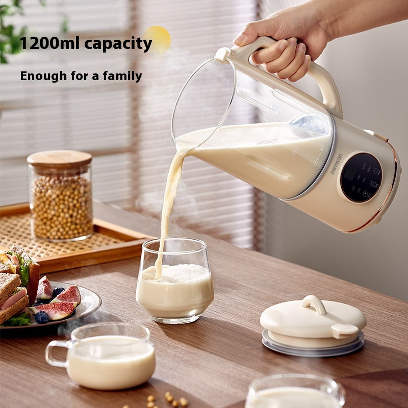 Glass Plant-Based Milk Machine 1.2L – Self-Cleaning, 600W, No Plastic Contact