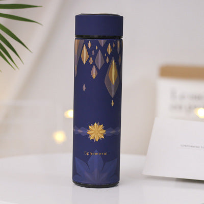 Creative Stainless Steel Vacuum Mug 480ml – 6-12h Insulation, 8 Styles