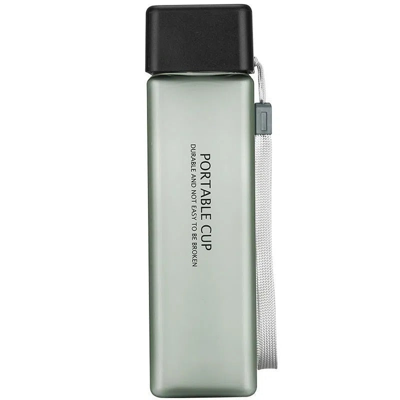 Creative Square Water Bottle 550ml – BPA-Free, Leakproof, Portable Sports & Travel Bottle