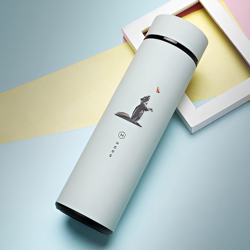 Creative Stainless Steel Vacuum Mug 480ml – 6-12h Insulation, 8 Styles