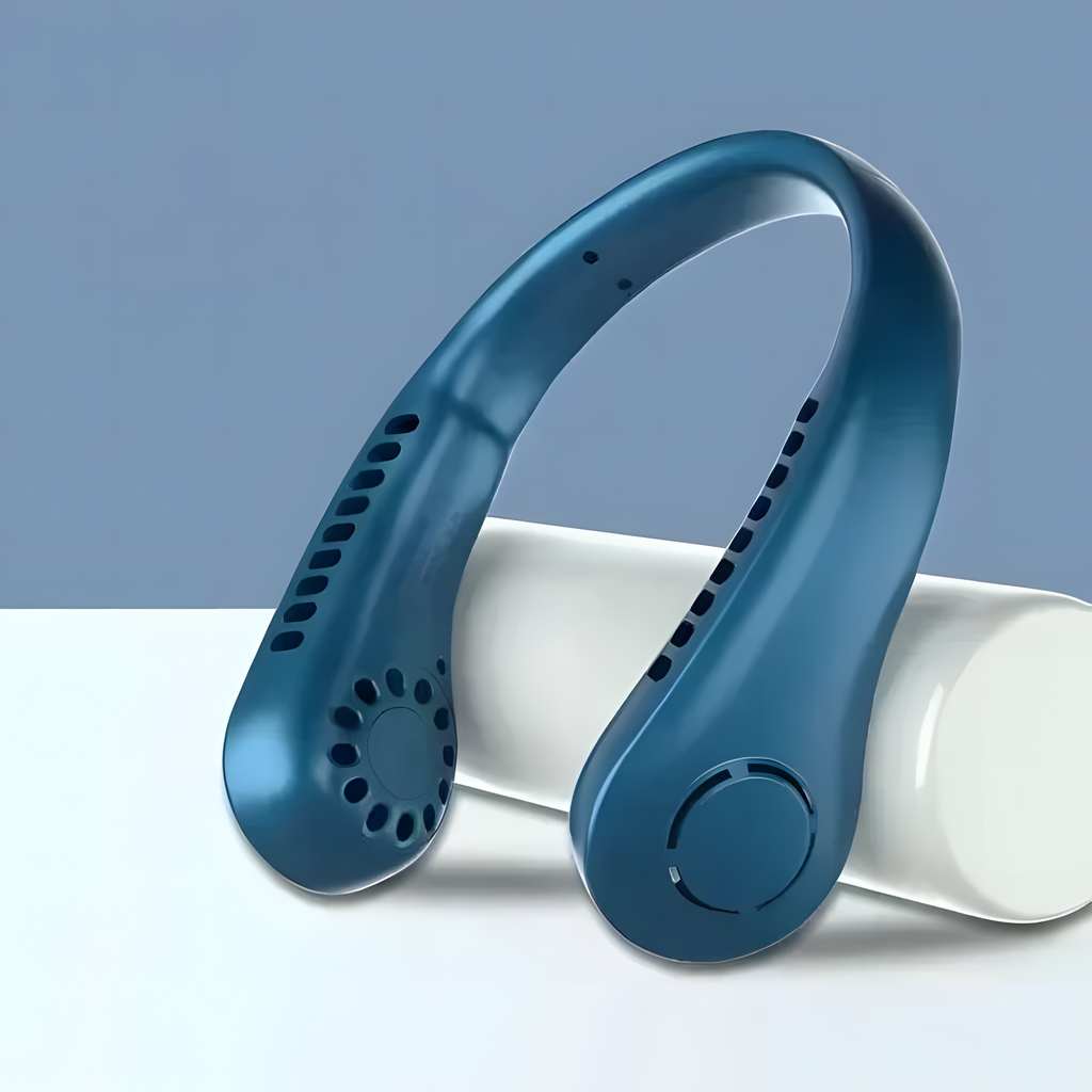 Wearable Neck Fan – Portable USB Rechargeable Hands-Free Cooling Fan
