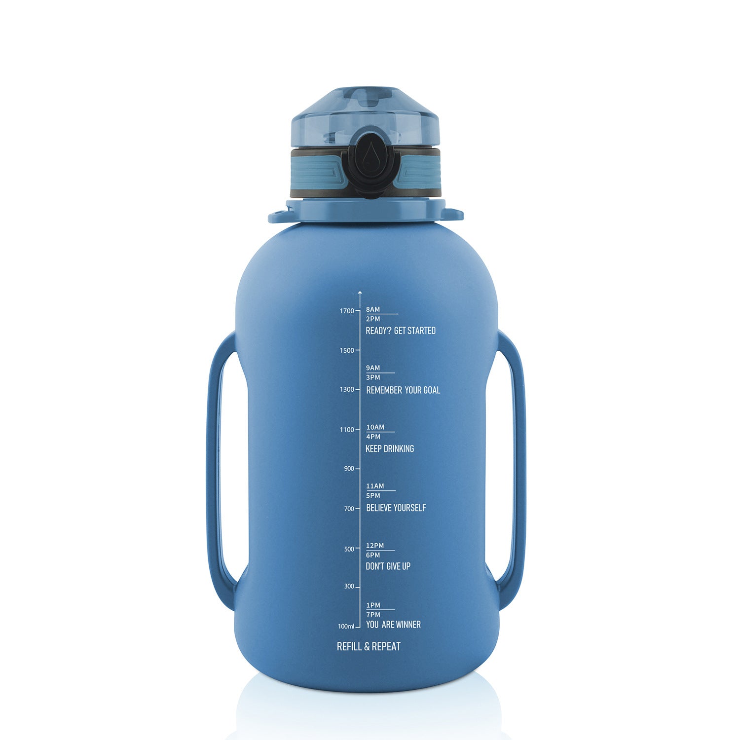 Collapsible Silicone Water Bottle – BPA-Free, Leak-Proof, 2L Foldable Sports Bottle