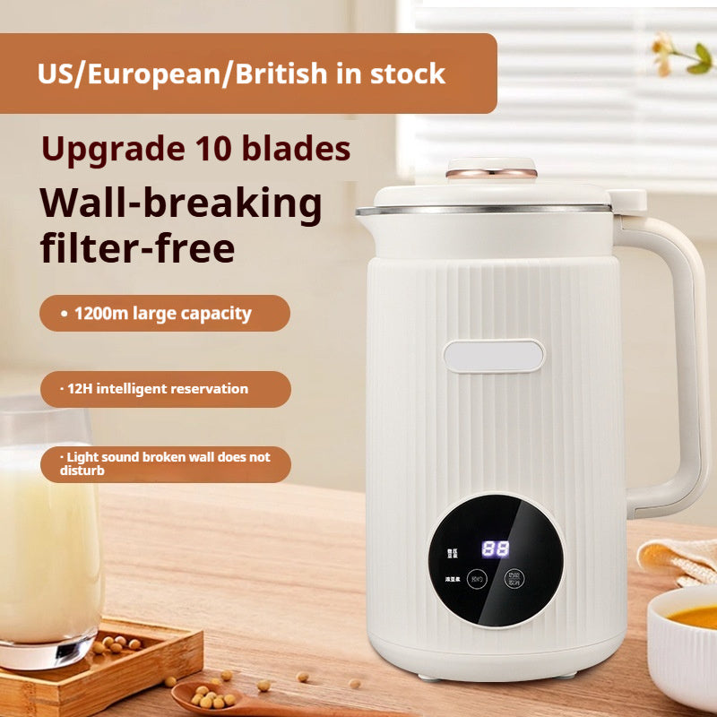 Plant-Based Milk Machine 1.2L – Self-Cleaning, Filter-Free, BPA-Free