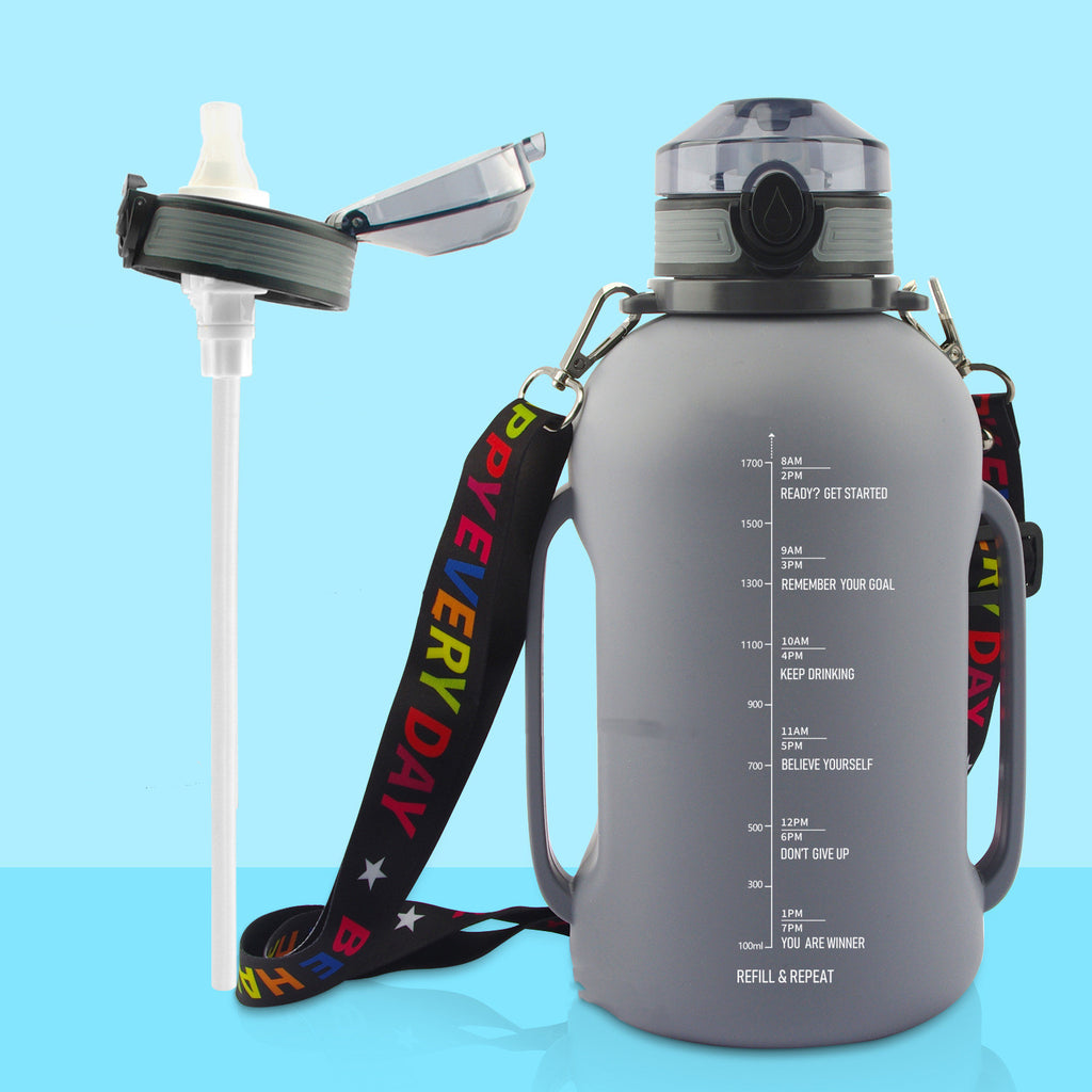 Collapsible Silicone Water Bottle – BPA-Free, Leak-Proof, 2L Foldable Sports Bottle