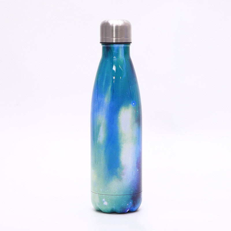 Slim Stainless Steel Cola Bottle 500ml – 12-24h Insulation, 9 Colors
