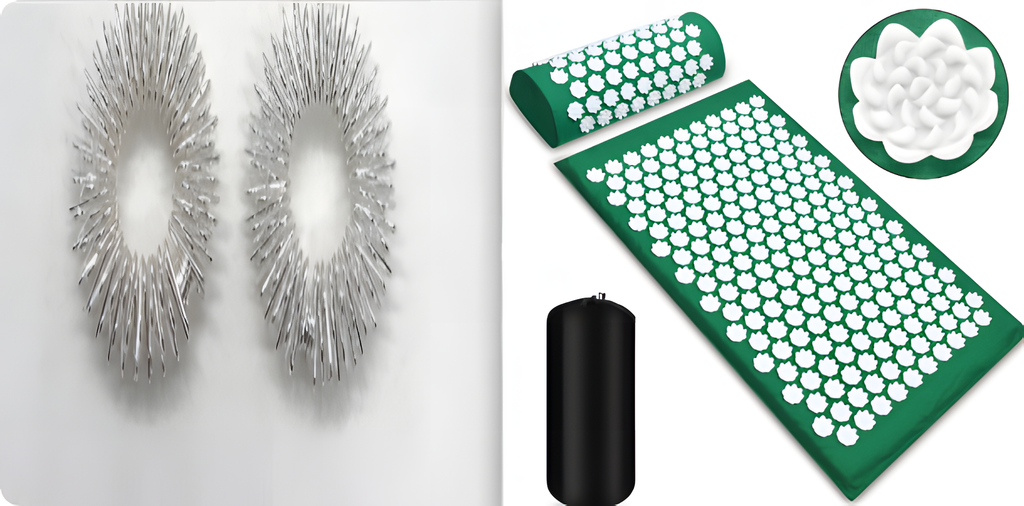 Acupressure Massage Mat with Pillow – Back, Neck & Foot Relief Set | HealthyLivi