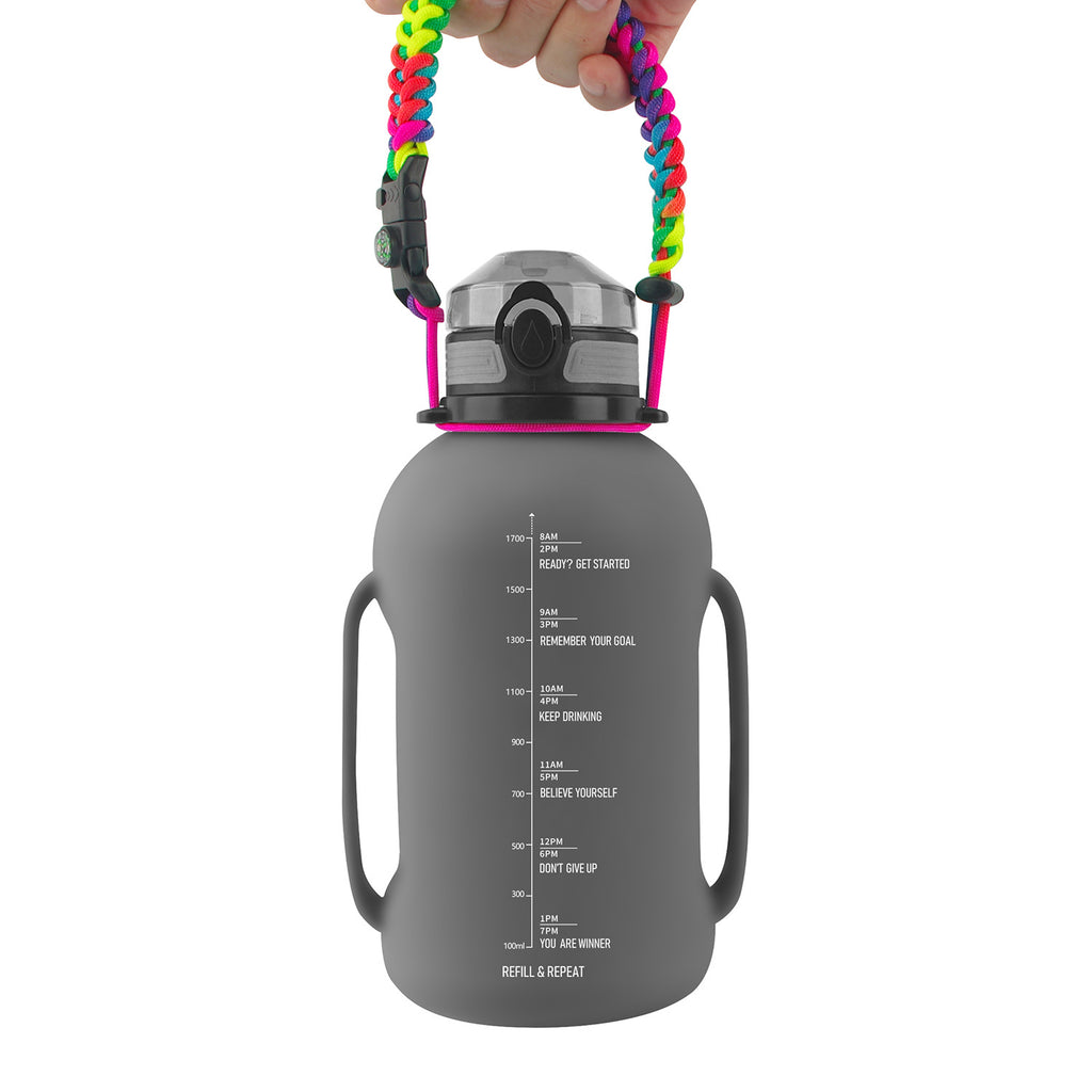 Collapsible Silicone Water Bottle – BPA-Free, Leak-Proof, 2L Foldable Sports Bottle