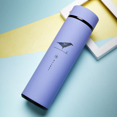 Creative Stainless Steel Vacuum Mug 480ml – 6-12h Insulation, 8 Styles