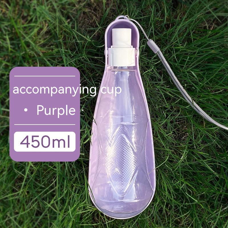 Foldable Dog Water Bottle – BPA-Free Travel Drinking Cup, 450ml & 550ml