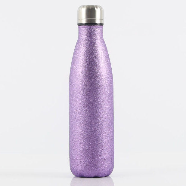 Glitter Vacuum Flask 500ml – 304 Stainless Steel, 12-24h Insulation