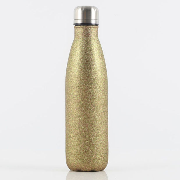 Glitter Vacuum Flask 500ml – 304 Stainless Steel, 12-24h Insulation