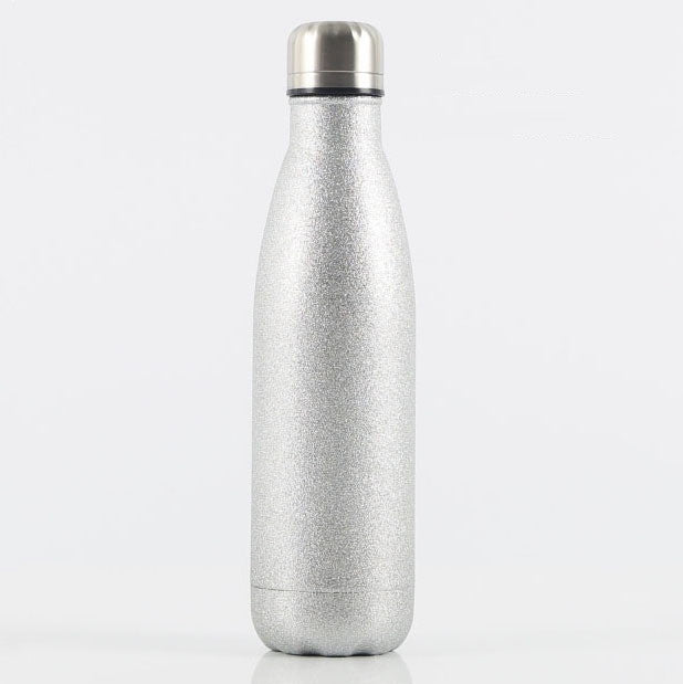 Glitter Vacuum Flask 500ml – 304 Stainless Steel, 12-24h Insulation