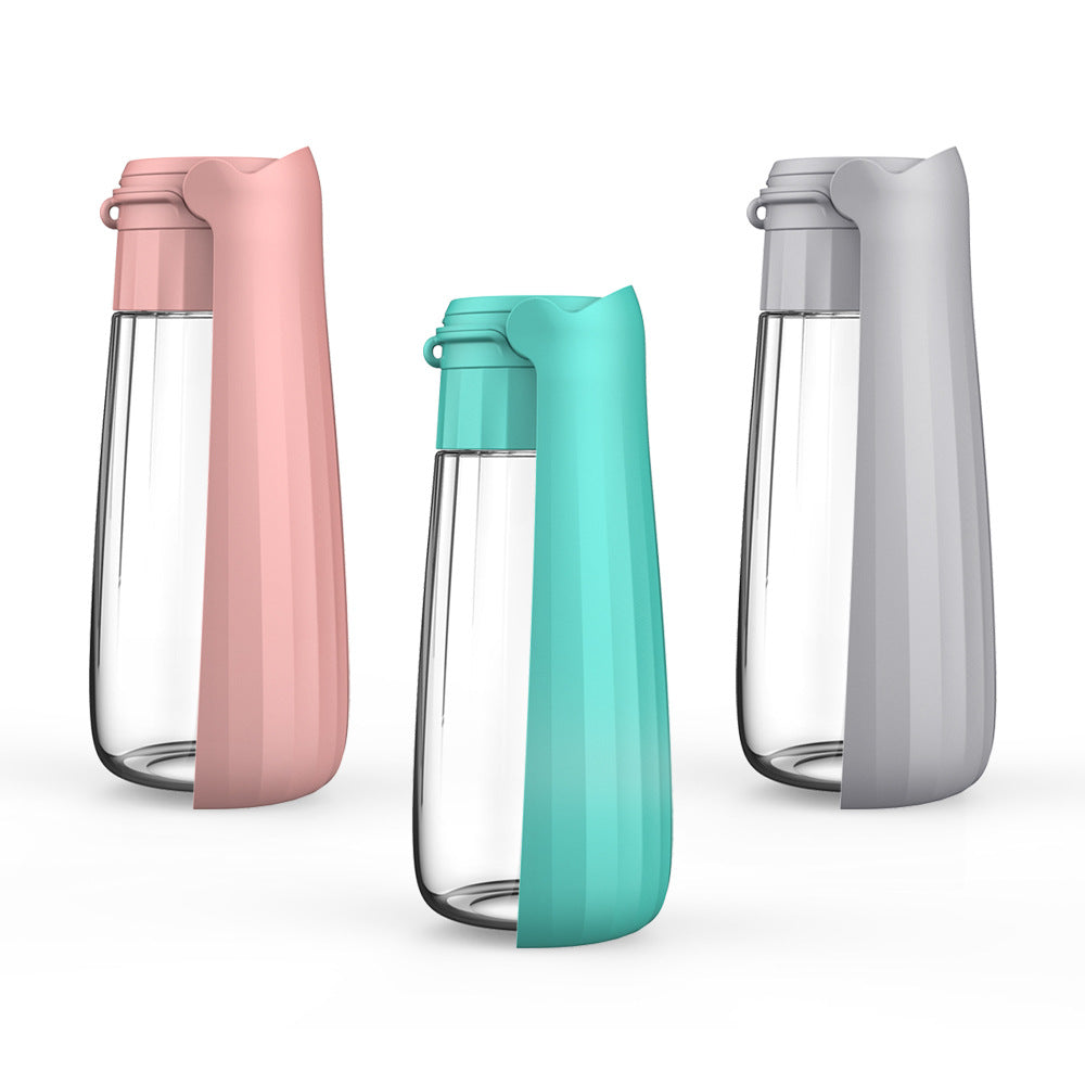 Foldable Dog Water Bottle – BPA-Free Travel Drinking Cup, 450ml & 550ml