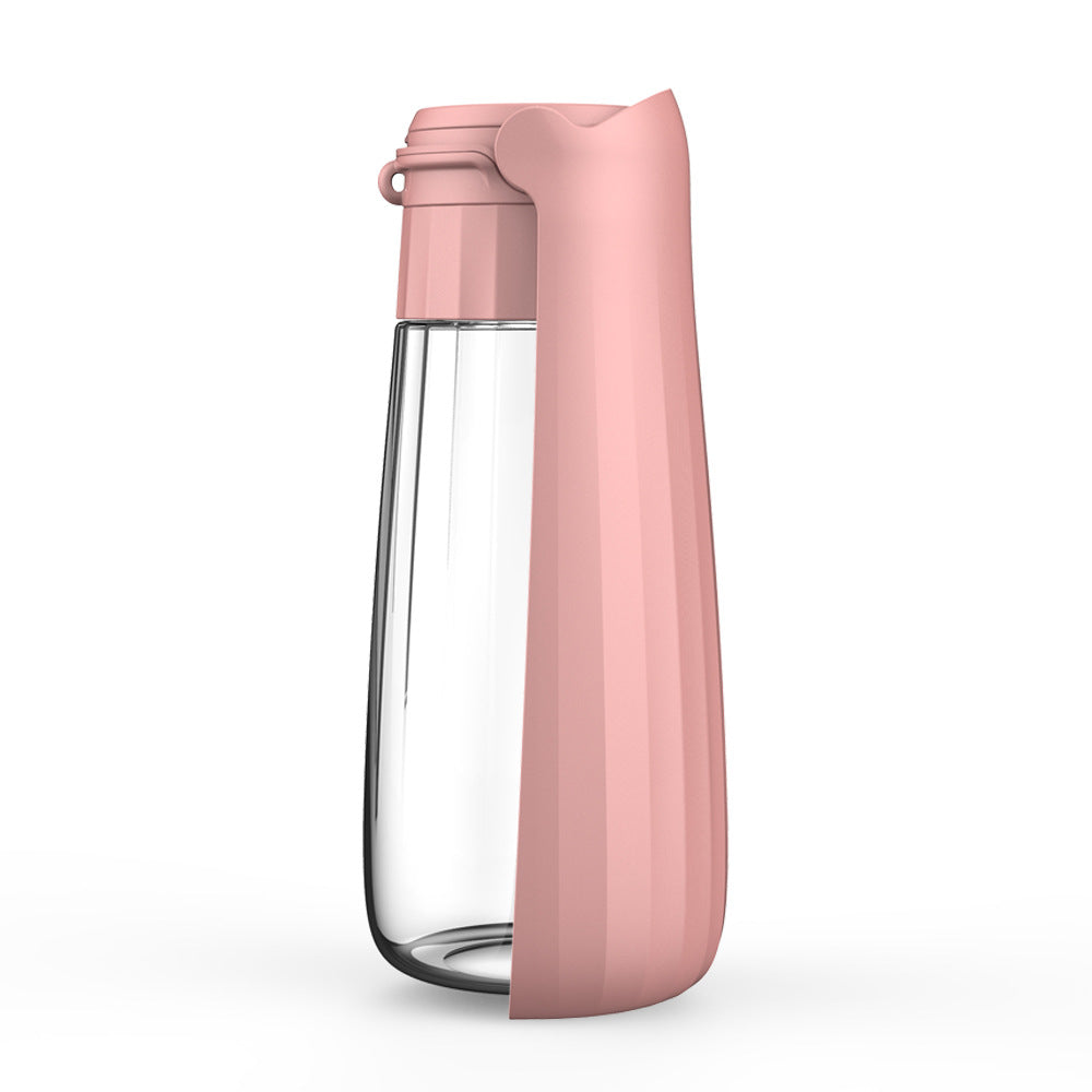 Foldable Dog Water Bottle – BPA-Free Travel Drinking Cup, 450ml & 550ml