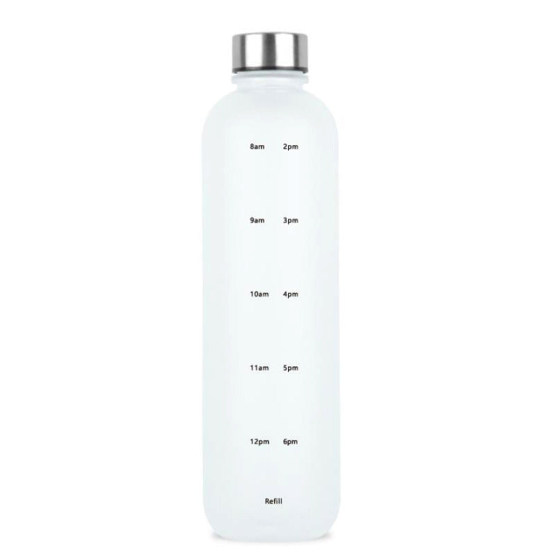 Frosted Gradient Sports Water Bottle 1L – BPA-Free Tritan with Handle