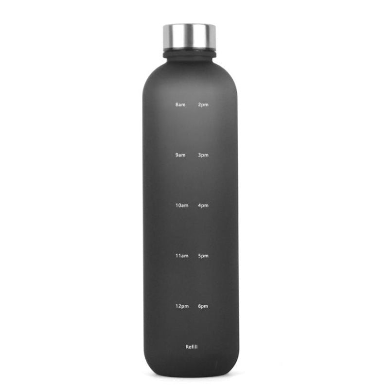 Frosted Gradient Sports Water Bottle 1L – BPA-Free Tritan with Handle