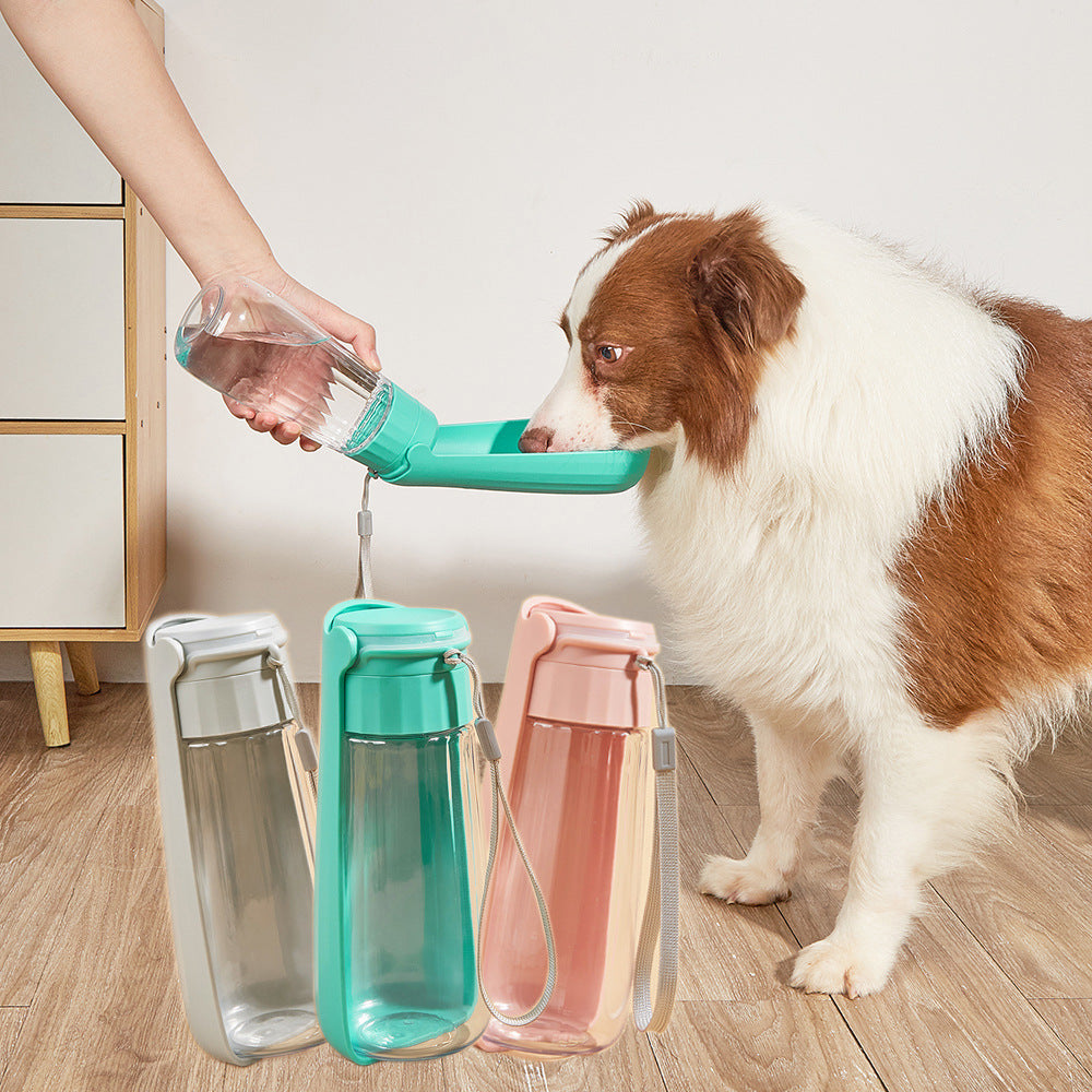 Foldable Dog Water Bottle – BPA-Free Travel Drinking Cup, 450ml & 550ml